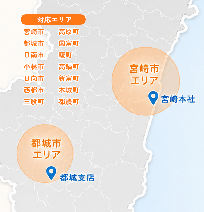 宮崎・都城エリア施工写真