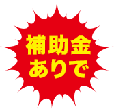 補助金ありで