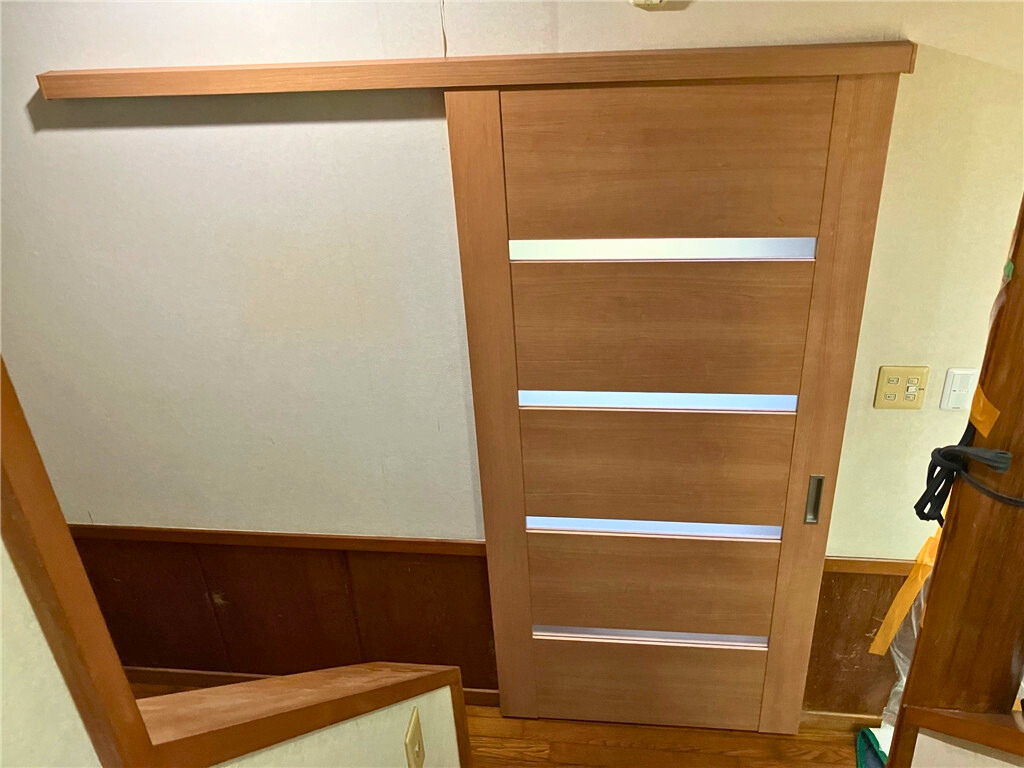 リビング引戸施工後