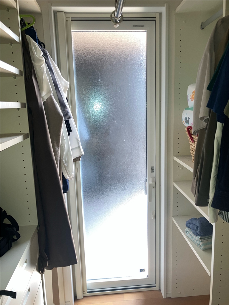 施工前　浴室勝手口