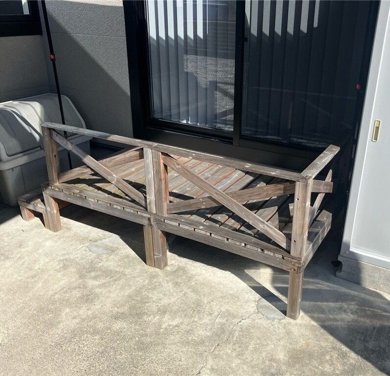 施工前 ウッドデッキ