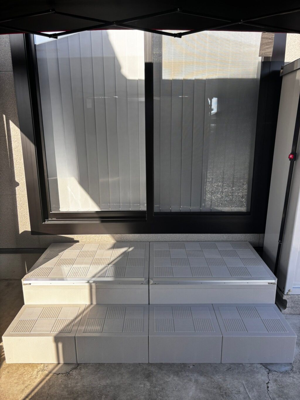 施工後 ハウスステップ