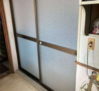 施工後　浴室引戸