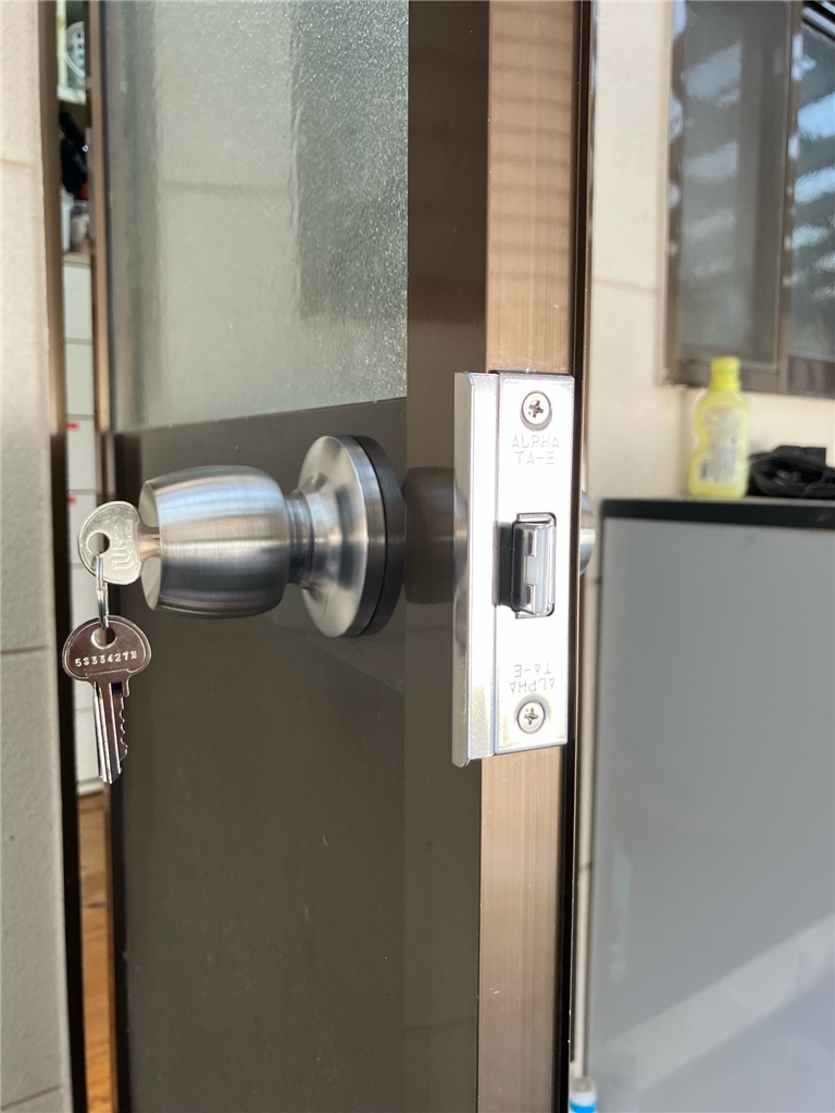 握り玉　施工後