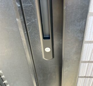 玄関鍵　施工後