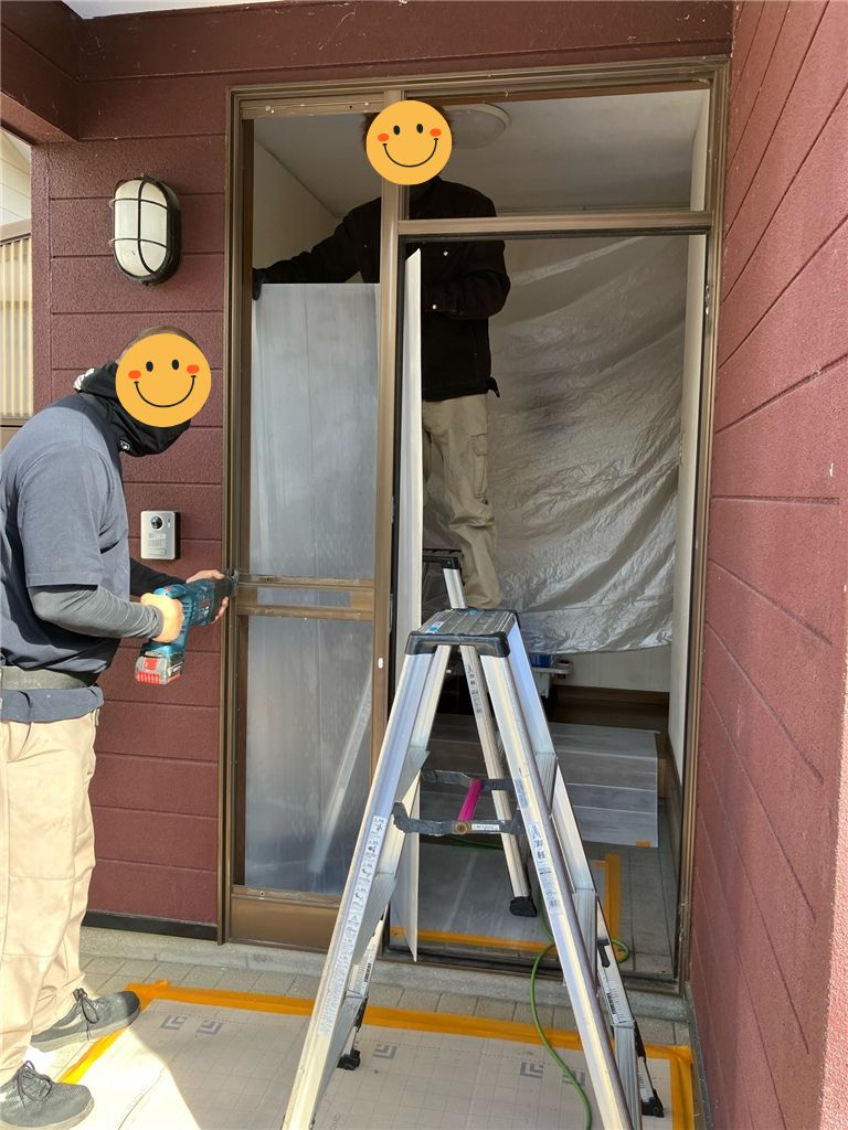 玄関取り外し